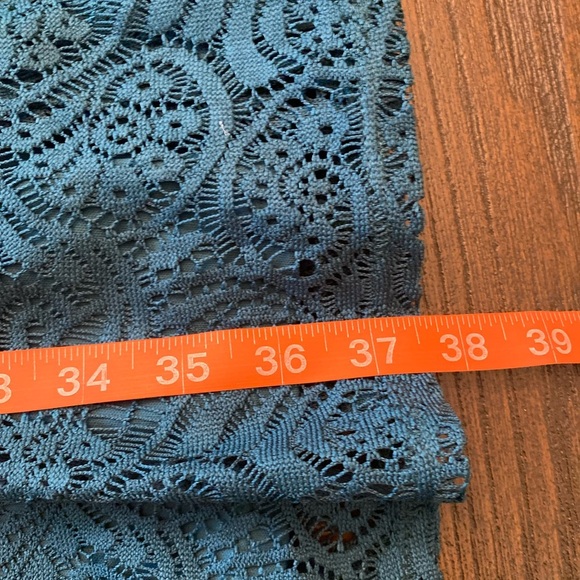 Liz Claiborne Career, Hunter Green Lace Dress, Size 6 - Picture 7 of 7